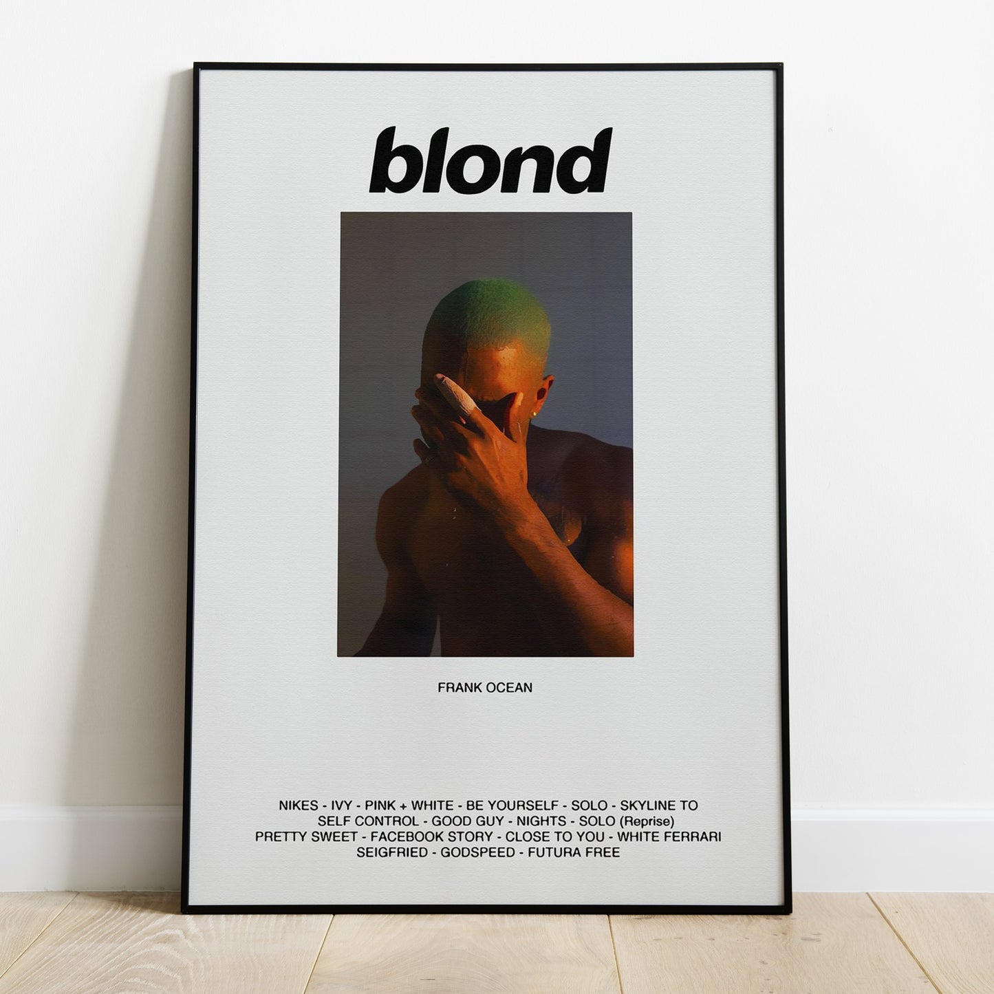 Frank Ocean Blond Art Print on Quality Satin Paper