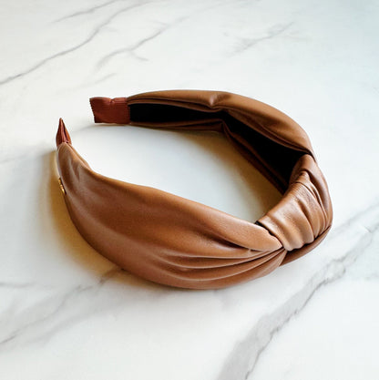 Leather Better Knotted Headband for Elegant Style