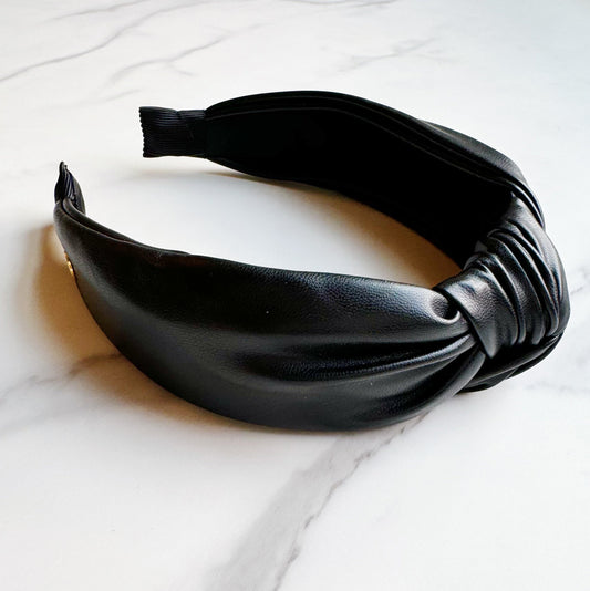 Leather Better Knotted Headband for Elegant Style