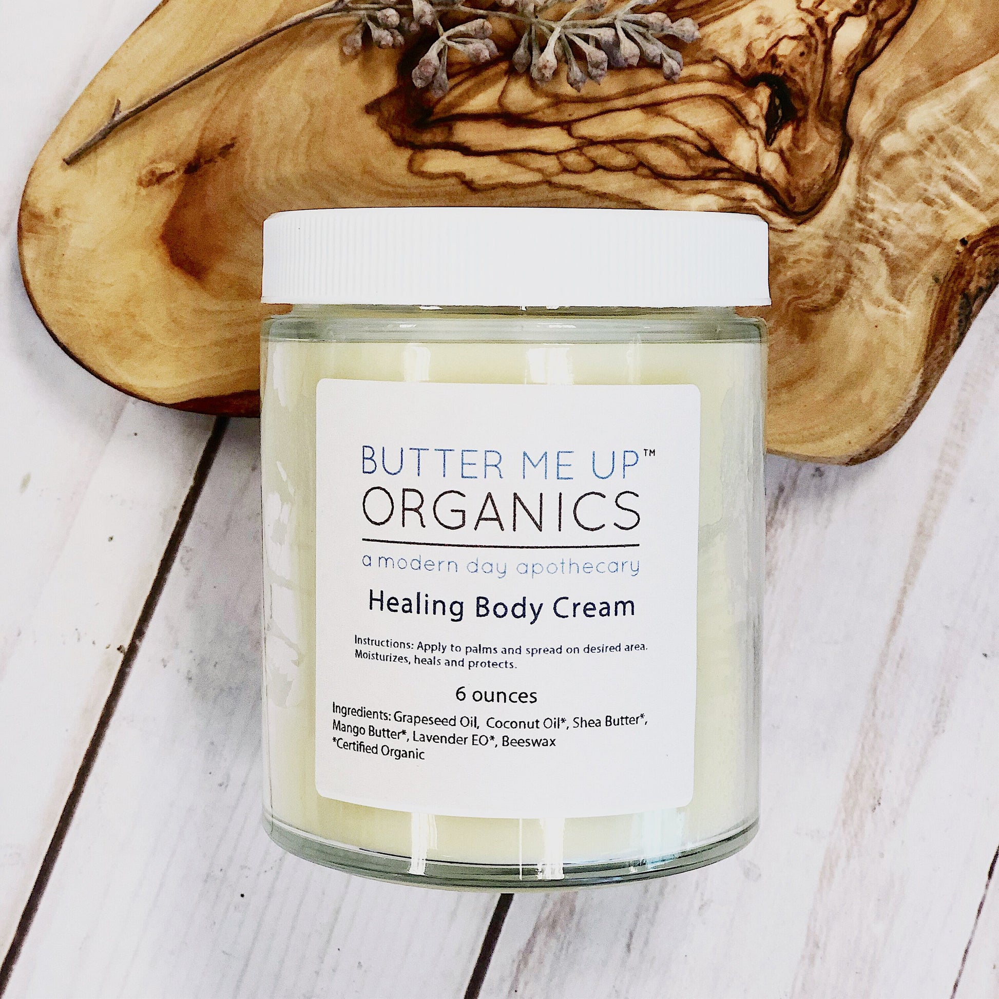 Healing Body Cream / organic body lotion / winter skin / dry skin / - Stylemz