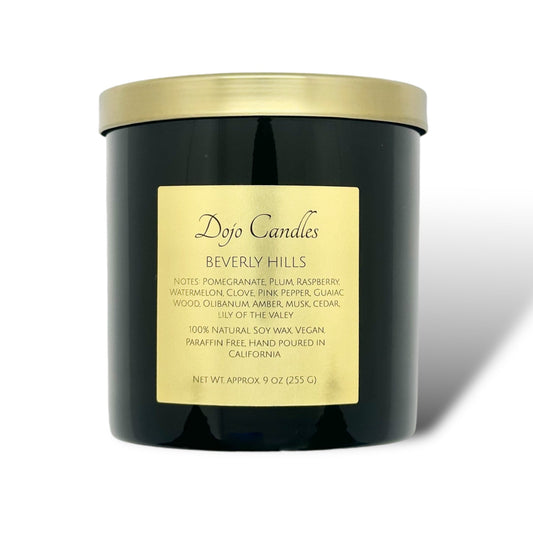 Beverly Hills Pomegranate Noir Inspired Luxury Candle