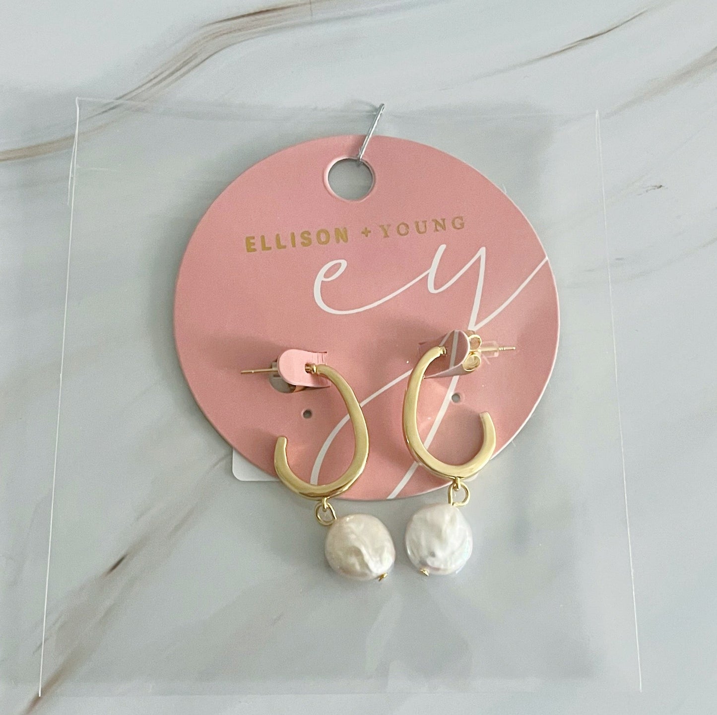 Dangle Pearl Gold Hoop Earrings for Elegant Style Upgrade