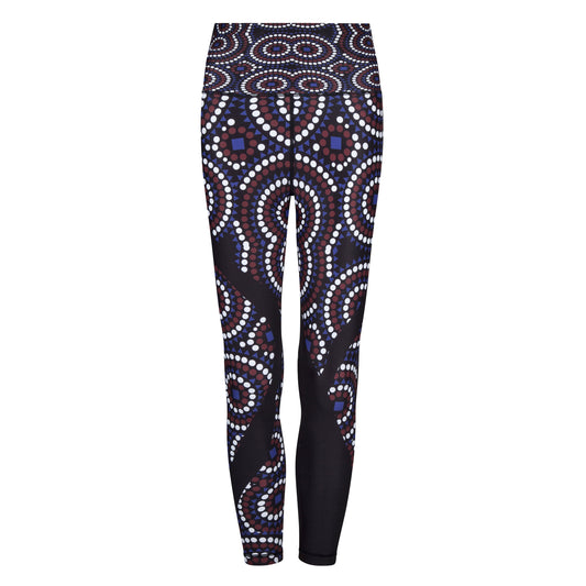 Signature On Black Vibrant Leggings for Stylish Comfort