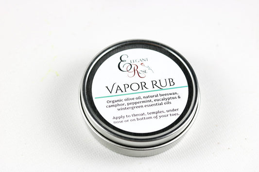 Natural Vapor Rub - Essential Natural Decongestant Balm