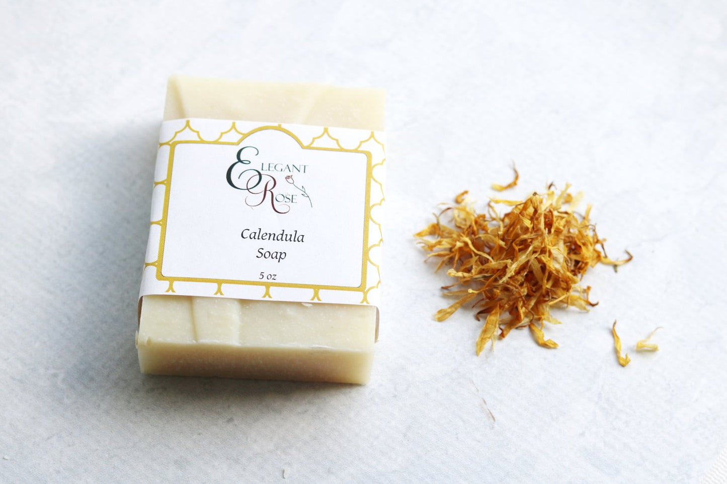 Calendula Soap for Sensitive Skin Handmade Gentle Care