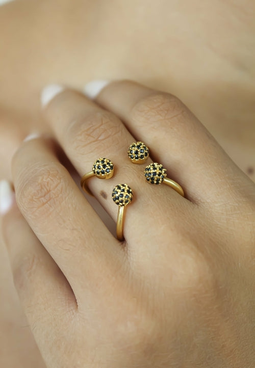 Joy Ring in 18K Gold Plating Adjustable Eco-Friendly Design