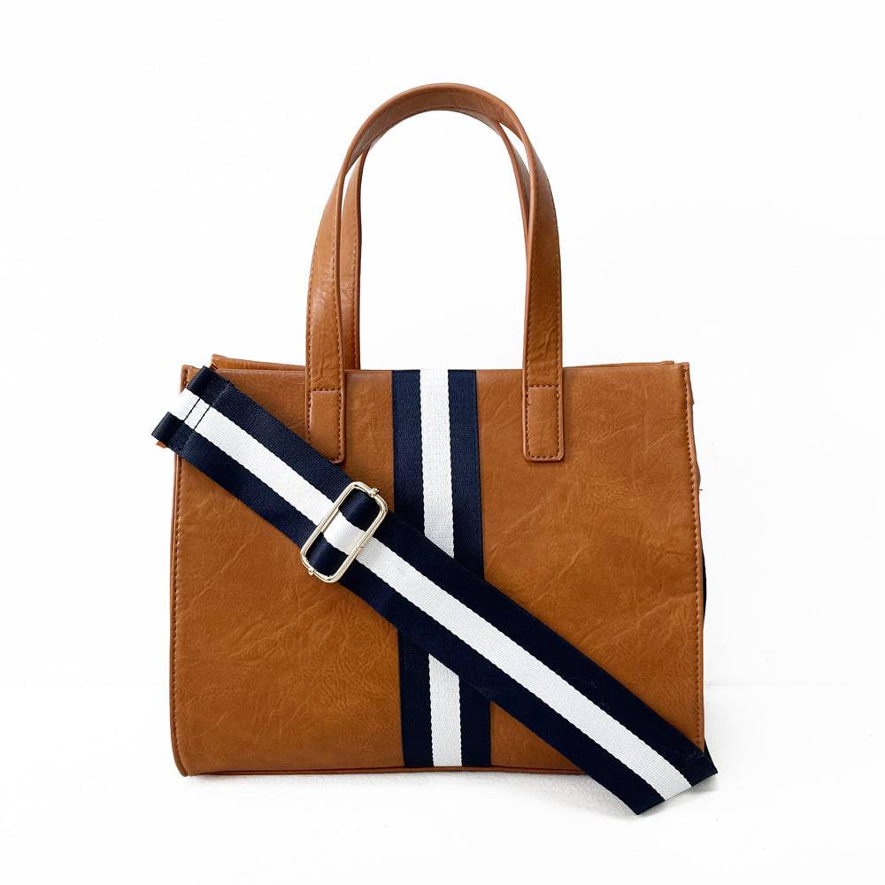 Becki Tote: Stylish Vegan Leather Bag with Zipper Closure