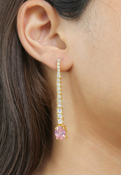 Cruise Marbella Earrings with 17 Zircon Stones