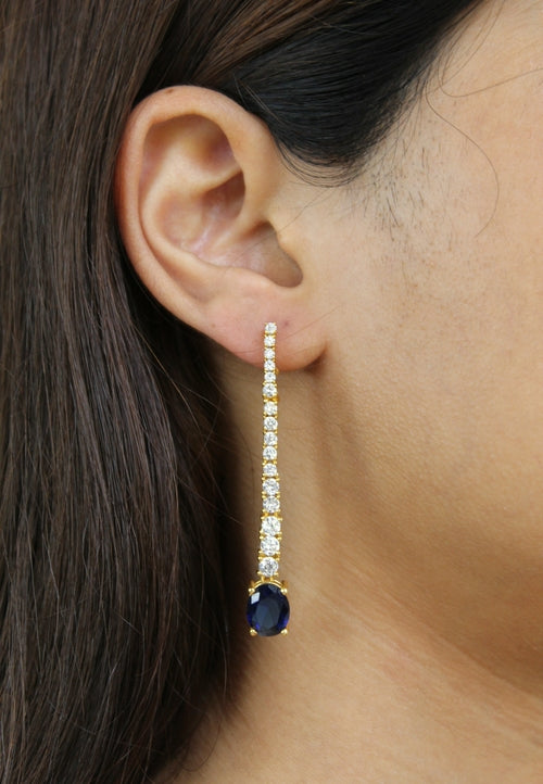 Cruise Marbella Earrings with 17 Zircon Stones