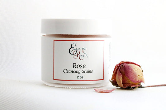 Rose Cleansing Grains, Natural Skin Care for Glowing Skin