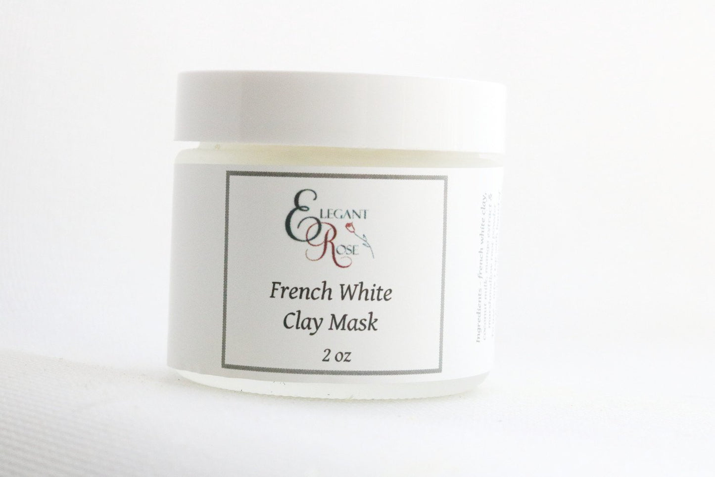 French White Clay Mask for Sensitive Skin Renewal