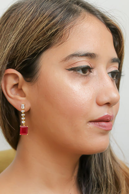 Golden Cruise Benares Earrings - 18K Gold Plated Elegance