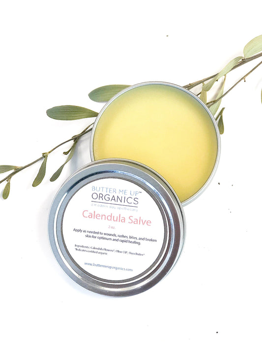 Organic Calendula Balm for Rapid Skin Healing and Care