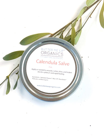 Organic Calendula Balm for Rapid Skin Healing and Care