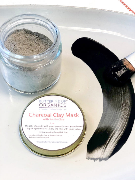 Organic Charcoal Mask for Deep Clean Skin Detoxification