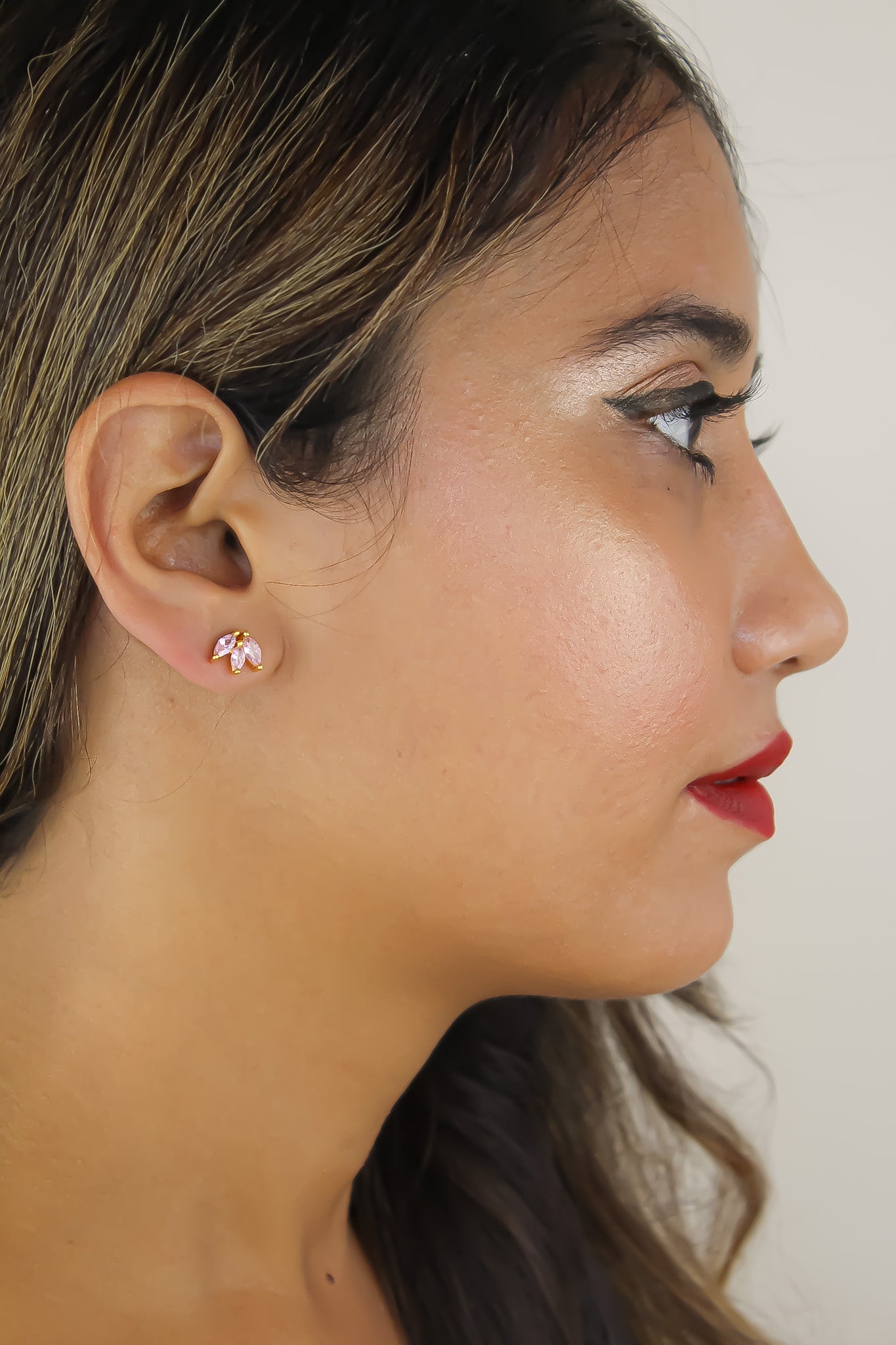 Fontana Earrings - 18K Gold-Plated with Zirconia Stones