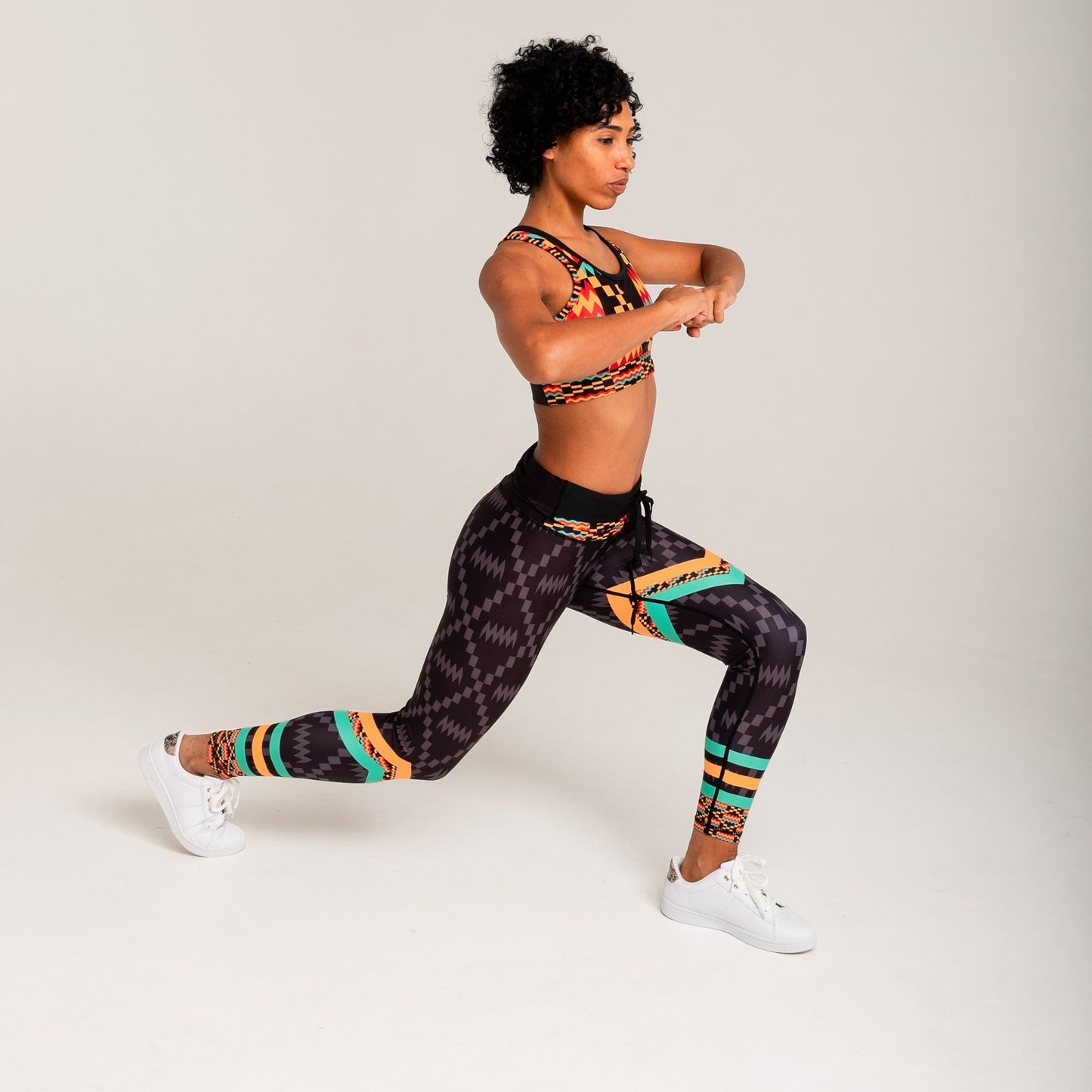 Kayentee Splash Leggings with Pocket and Drawstring