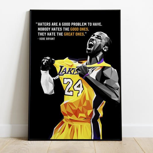 Kobe Bryant Poster on Premium Satin Paper - USA Made