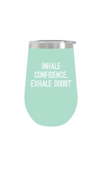 Wine Tumbler | Mint Green Double Walled Insulated 12 oz