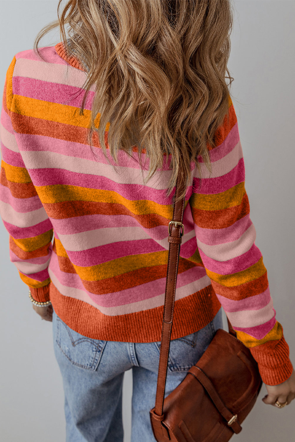 Eliana Stripe Ribbed Sweater for Stylish Layering