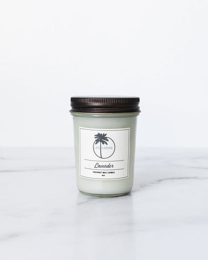 Lavender Scent Coconut Wax Candle - Stylemz