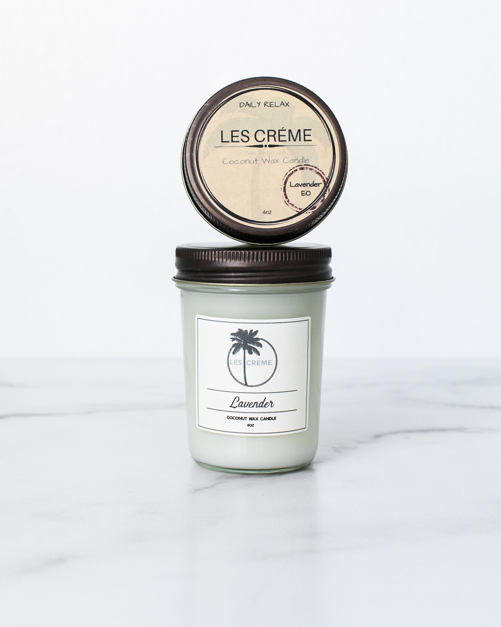 Lavender Scent Coconut Wax Candle - Stylemz