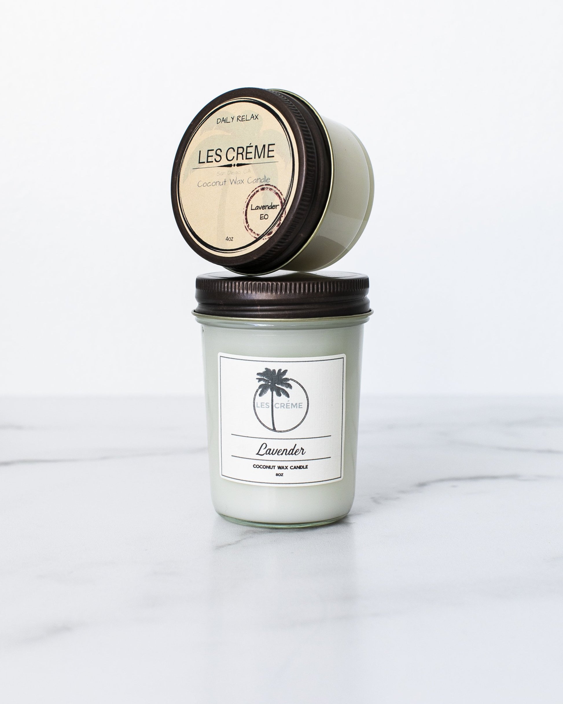 Lavender Scent Coconut Wax Candle - Stylemz