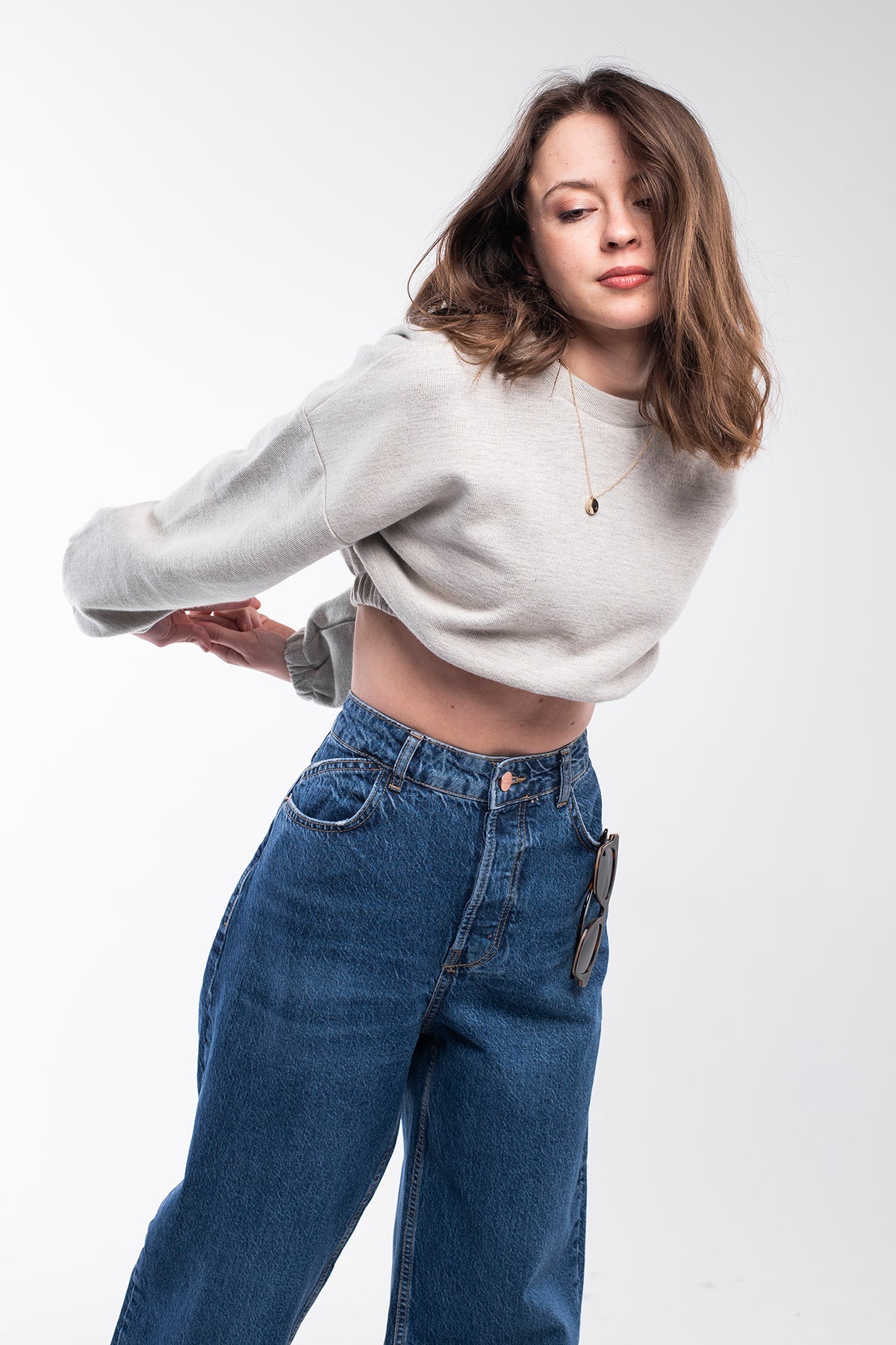 Fresh Crop Top Sweatshirt for Stylish Comfort and Versatility