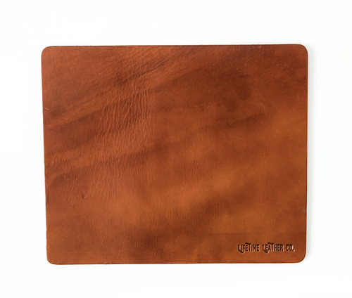 Personalized Genuine Leather Mouse Pad for Office Use