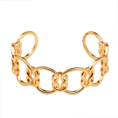 Love Knot Bracelet - 18k Gold Plated Cuff Bangle