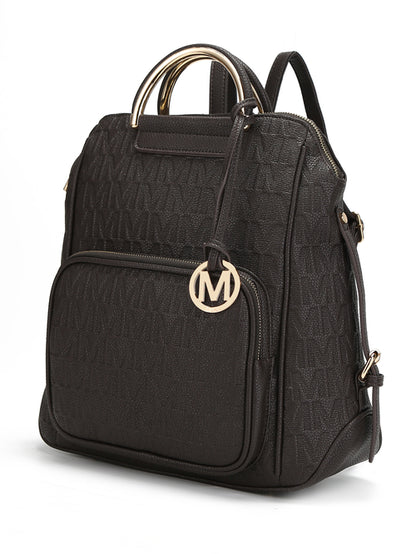 MKF Collection Torra Milan Signature Trendy Backpack By Mia K