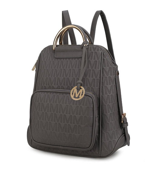 MKF Collection Torra Milan Signature Trendy Backpack By Mia K