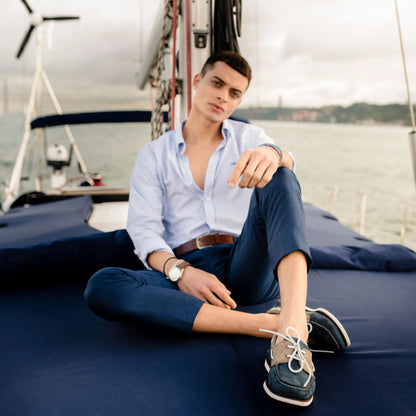 Men Boat Shoe Vicentina - Handmade Leather Nautical Style