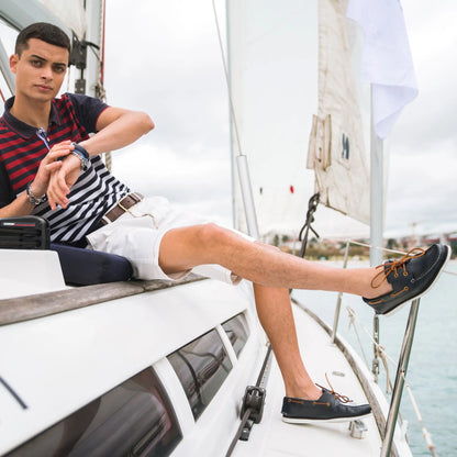 Men Boat Shoe Zlatni - Handmade Comfort for Nautical Style