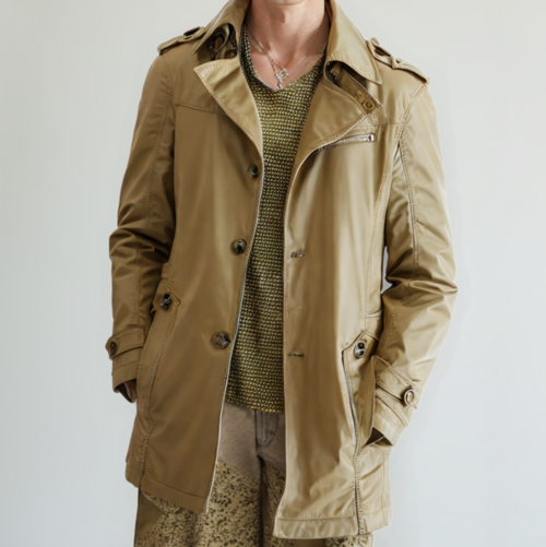 Mens Classic Trench Coat in Multiple Stylish Colors