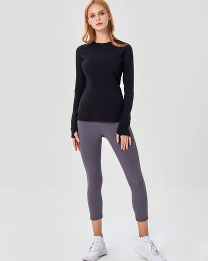 Morning Glory Coziplex™ Long Sleeve Soft Compression Top