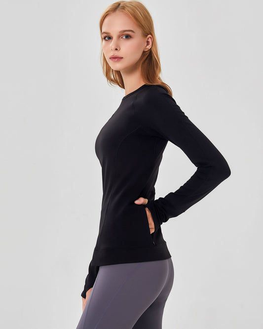 Morning Glory Coziplex™ Long Sleeve Soft Compression Top