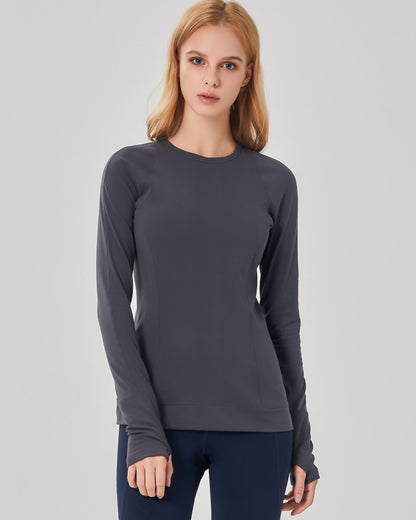 Morning Glory Coziplex™ Long Sleeve Soft Compression Top