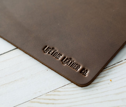 Personalized Genuine Leather Mouse Pad for Office Use