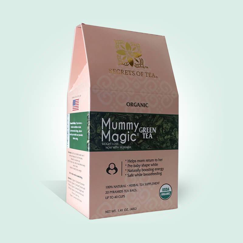 Organic Slimming Herbal Tea - Caffeine-Free with Moringa