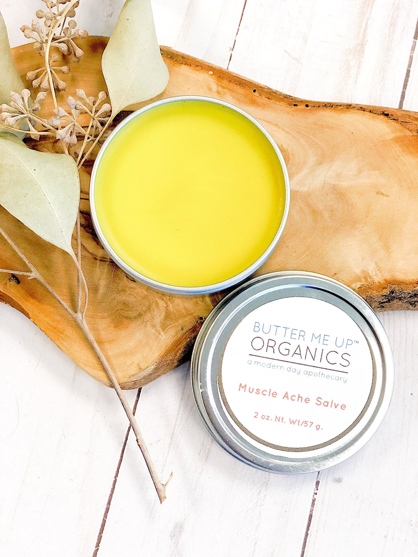 Organic Muscle Ache Salve w/ Cayenne Zero Waste Plastic Free