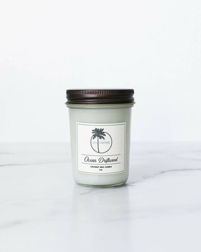 Ocean Driftwood Scent Coconut Wax Candle for Relaxation