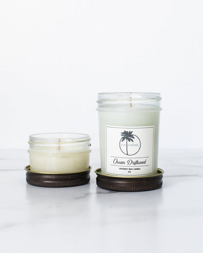 Ocean Driftwood Scent Coconut Wax Candle for Relaxation