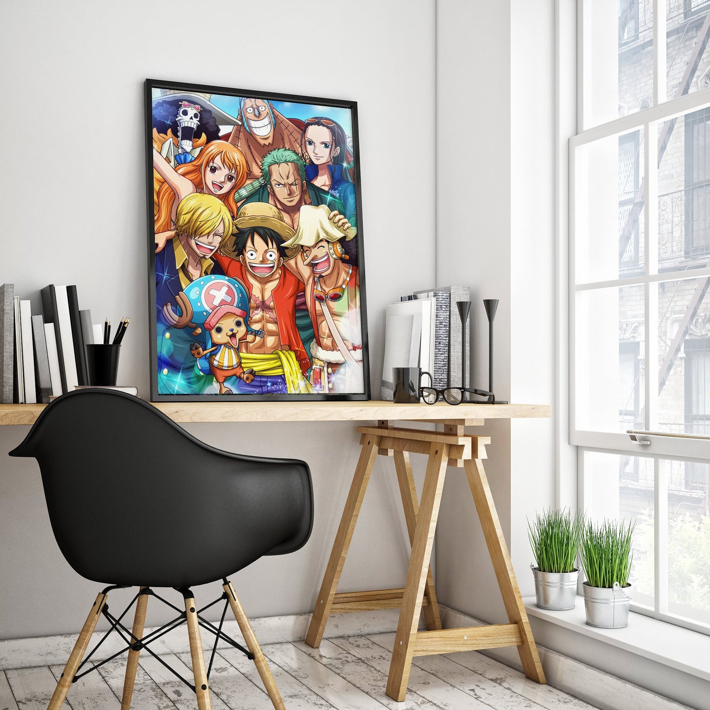 One Piece High Quality Art Print on Satin Paper