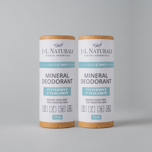 Mineral Deodorant (2-Pack) Full-Size for Sensitive Skin