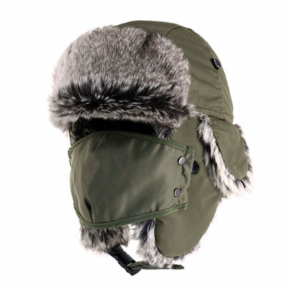 Winter Trapper Hat with Mask for Ultimate Cold Weather Comfort