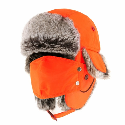 Winter Trapper Hat with Mask for Ultimate Cold Weather Comfort