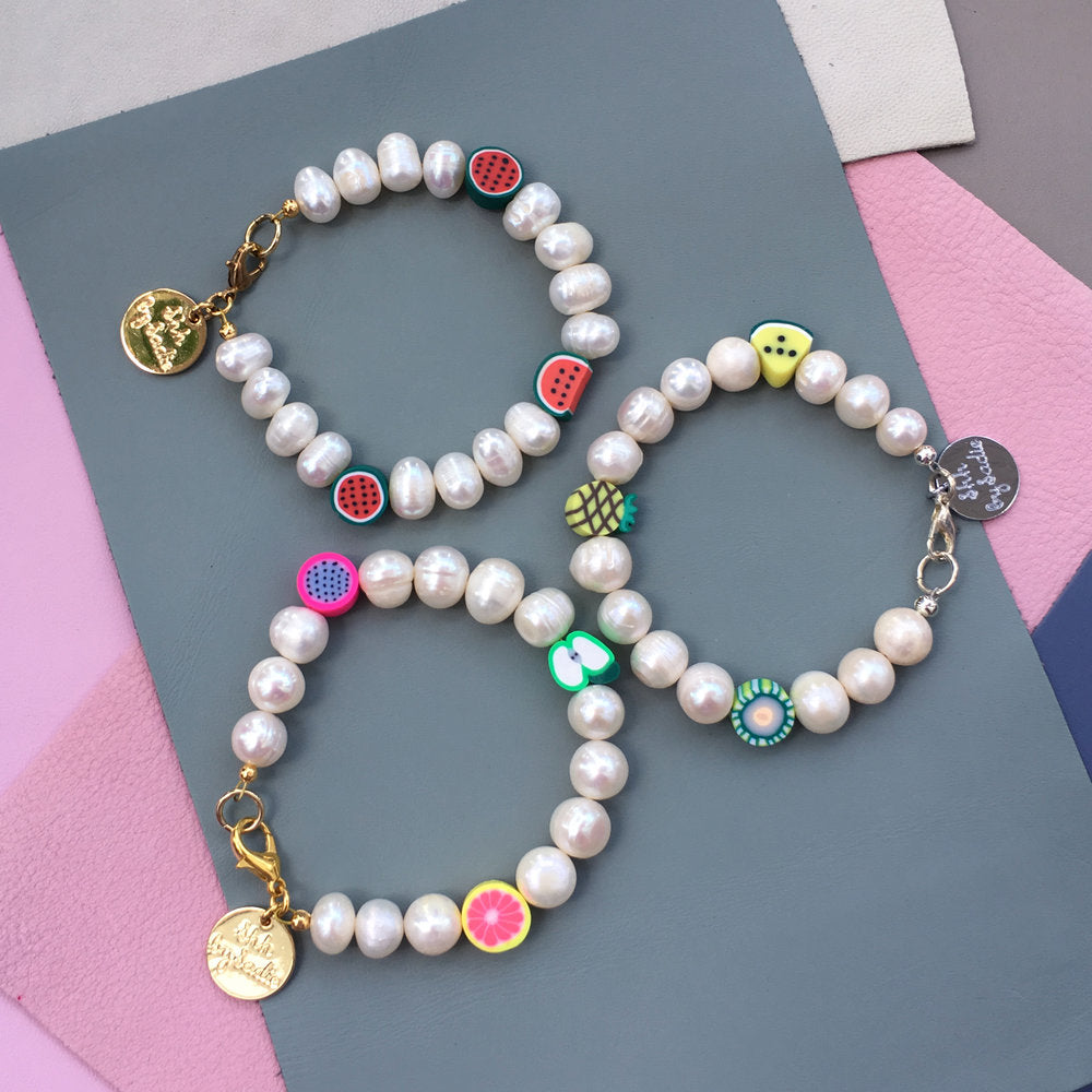 Pearl Fruit Bracelet - Pick Your Own Colorful Styles