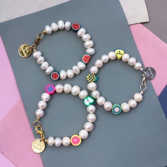 Pearl Fruit Bracelet - Pick Your Own Colorful Styles