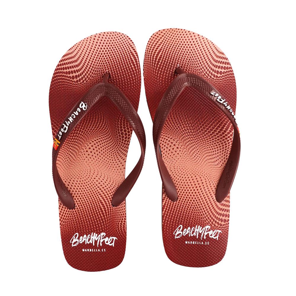 BeachyFeet® - Puntos Rojos Flip Flops for Stylish Comfort